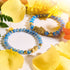 Pixiu Feng Shui Bracelet | WATER Element | Blue Agate x 18k Gold